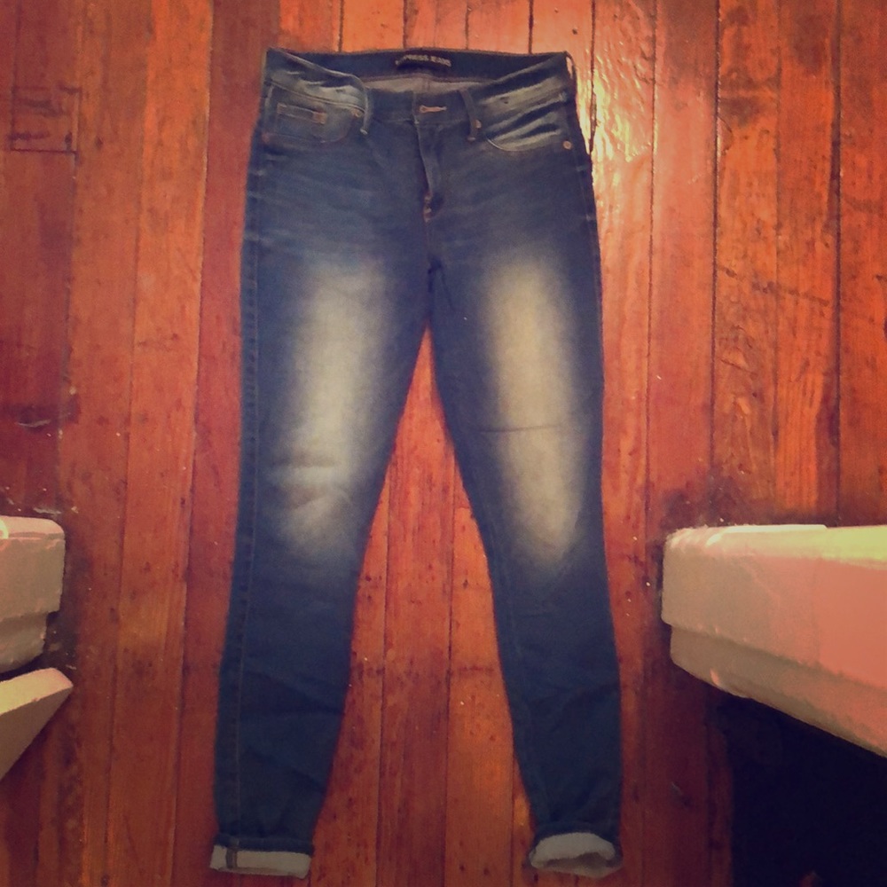 Express stretch jean leggings
